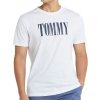 T-shirt Tommy Hilfiger koszulka męska z okrągłym dekoldem biała duże logo